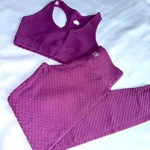 Booty by Brabants Purple Leggings and Top Set
